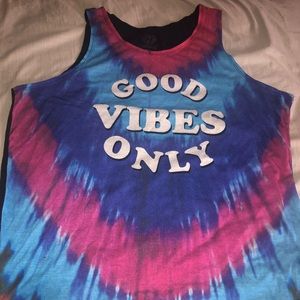 “GOOD VIBES ONLY” tank